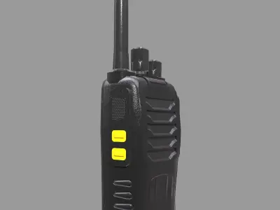 Walkie-Talkie Low-Poly Low-poly 3D model purchase
