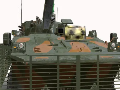 iveco guarani 8x8  Low-poly 3D model purchase