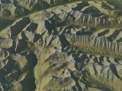 Majestic Peaks of Arrigetch 3D model