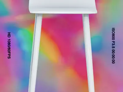 SAUCED Barstool 01 - Game Ready Low-poly 3D model