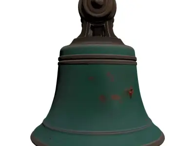 Vintage Nautical Wall Bell 3D model