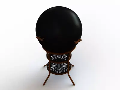 Grill BBQ Table Free 3D model