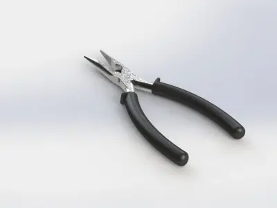 Alicate de Bico Nose Plier 3D model