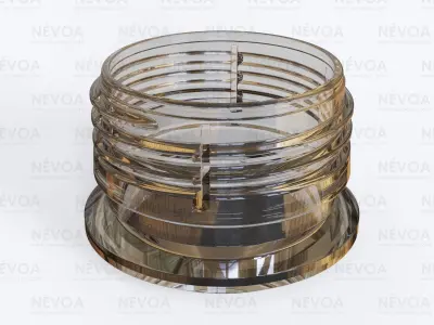 Neck finish - Alcoa 1690 - voluntary standard 38 mm CSD finish 3D model