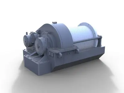 winch for ship model   Rostock 3D print model