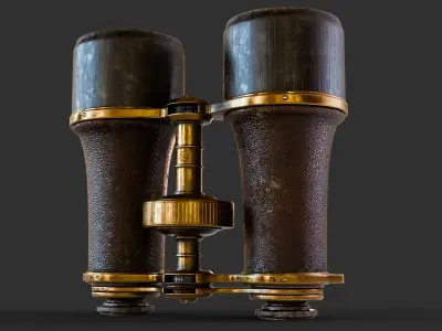 Old Binoculars 3D model