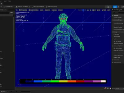 Casual Soldier 03 Low-poly 3D model