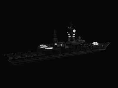 Steregushchiy class corvette 3D model