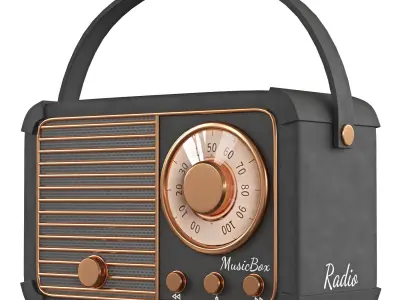 radio 5 3D model