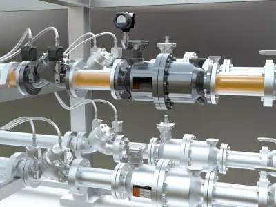 OIL SKID 3D model