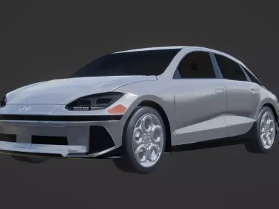 hyundai ioniq 6 3D model