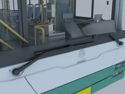 Kunming City Bus    Golden Dragon Bus      3D model