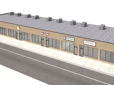 Retail-070 Retail Store 3D model