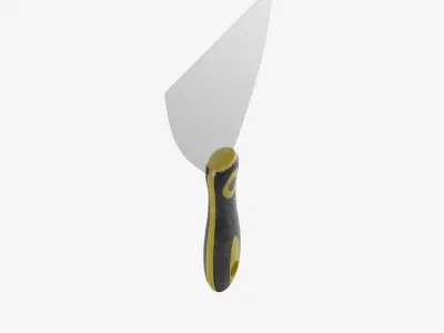 Plastic Spatula Low-poly 3D model