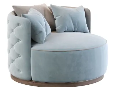Armchair Mademoiselle 3D model purchase