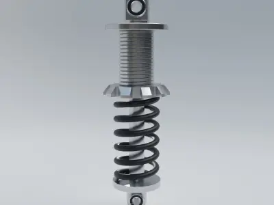 Shock absorber 3D model by kavalen