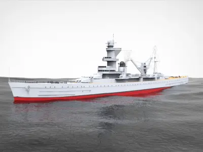 French Algeria 3D model