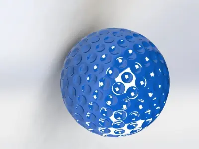golf ball 3D model purchase