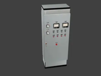 Painel Control 02 Low-poly 3D model