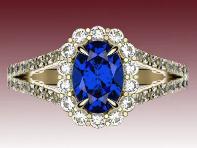 Ring Engagment Lily 3D print model