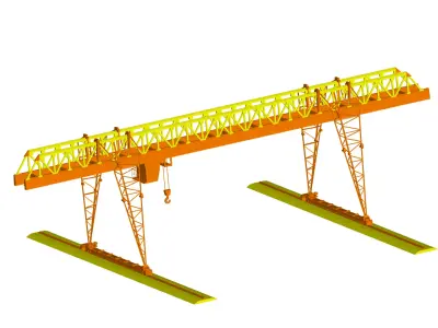 crane elevator 3D model