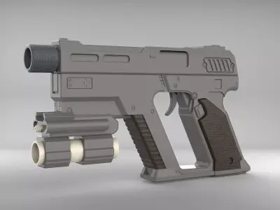 HELLDIVERS 2 - P-2 PEACEMAKER PISTOL - QUALITY 3D PRINT MODEL 3D print model