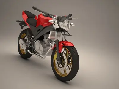 yamaha v-ixion streetfighter 3D model