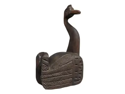  Bird Figure Low-poly 3D model