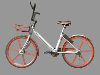 bike Bicycle Low-poly 3D model