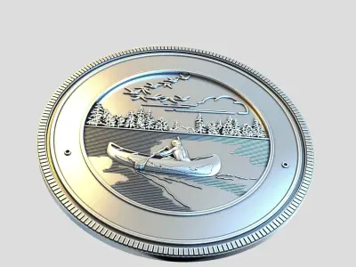 Town Seal 3D print model