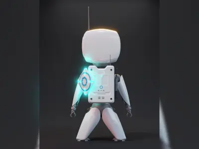 EVE Little Mechabot Free 3D model