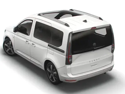 Volkswagen Caddy Life 2021 3D model