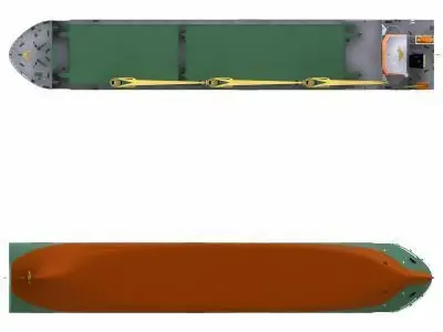 Multi-Purpose Cargo Vessel - 01 - 3D model