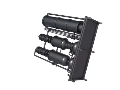distillation machine - sci fi tank - cylindrical tank 3D print model purchase