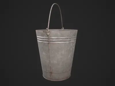 Bucket  Free low-poly 3D model