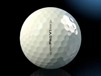 Golf Ball 3D model 30