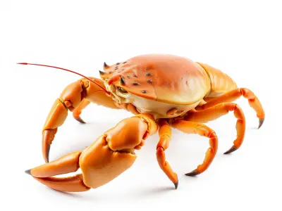 Kamchatka Crab Spiky Carapace Model Pack Low-poly 3D model