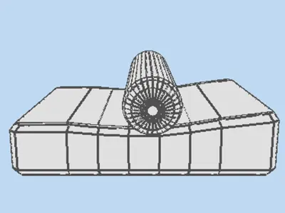 Vintage Kitchenware - Millstone 3D model