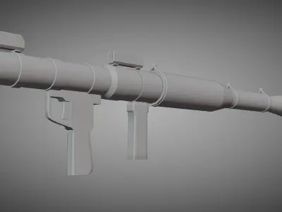 RPG 7 Low-poly 3D model