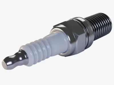 Spark Plug 3D model by 3DModelingCorp