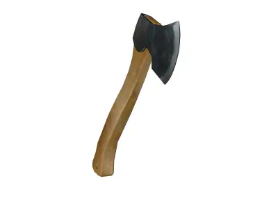Axe low poly Low-poly 3D model buy