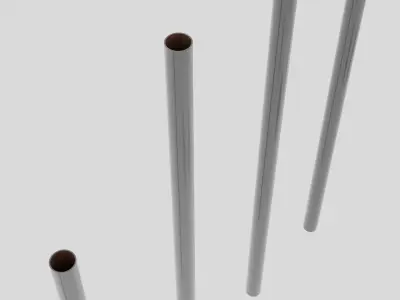 UK Traffic Signs - Positive Instruction Signs Low-poly 3D model