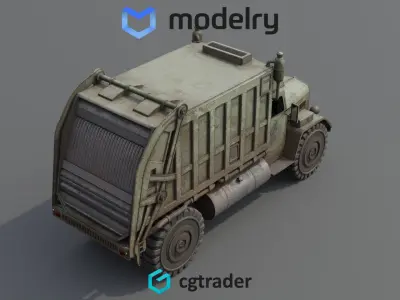 Garbage Truck 3D model get