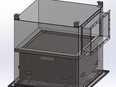 HepaBox For Clean Room Full CAD design 3D model