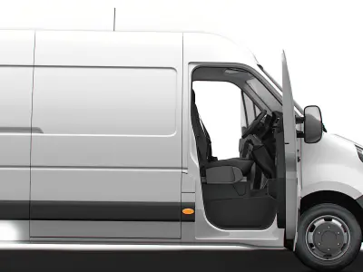 Vauxhall Movano Van L4H3 HQInterior 2021 3D model