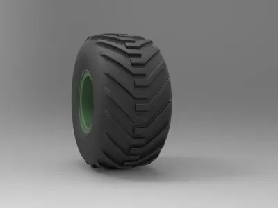 Offroad wheel 6 3D model
