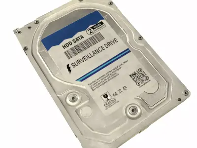 Hard Disk Low Poly Low-poly 3D model
