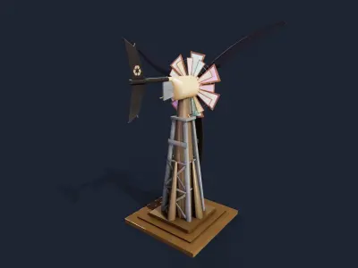 Wind mill 3D model