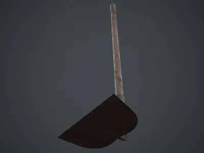 Hoe 3C Low-poly 3D model