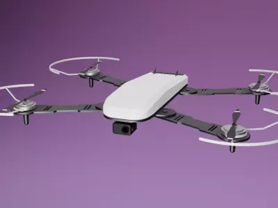 Drone Concept 3d Model Free 3D model